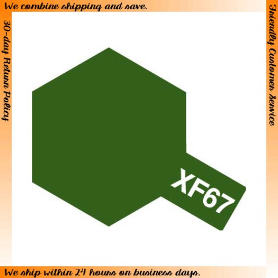 Acrylic Paint Mini XF-67 Flat NATO Green 10ml Acrylic Paint Mini XF-67 Flat NATO Green 10ml