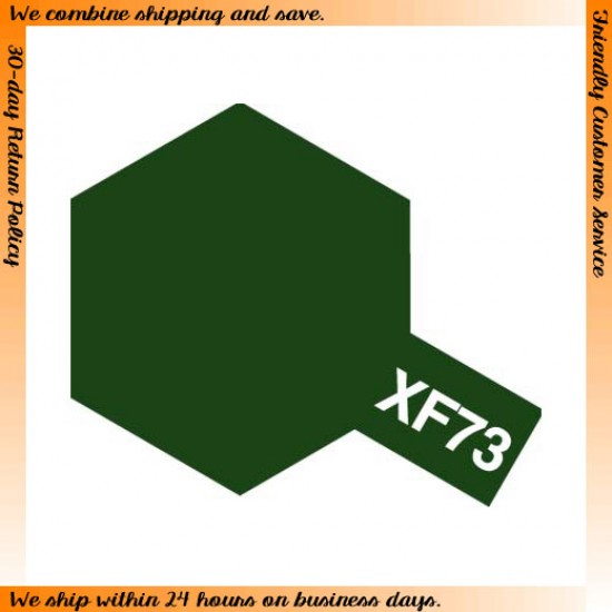 Acrylic Paint Mini XF-73 Flat Dark Green (JGSDF) 10ml Acrylic Paint Mini XF-73 Flat Dark Green (JGSDF) 10ml