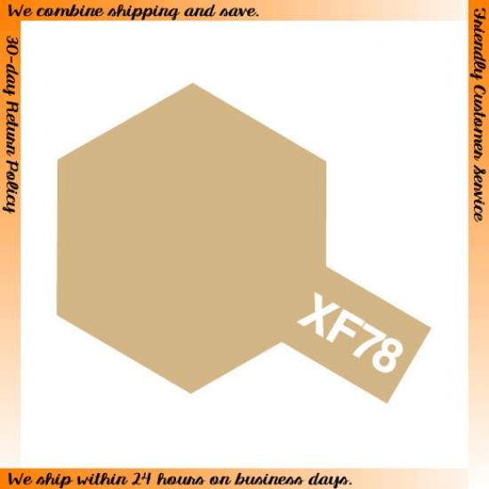Acrylic Paint Mini XF-78 Flat Wooden Deck Tan 10ml Acrylic Paint Mini XF-78 Flat Wooden Deck Tan 10ml
