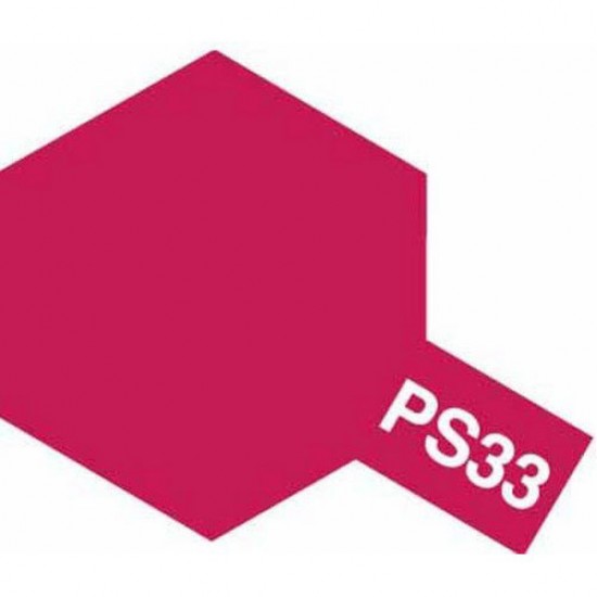 Lacquer Spray Paint PS-33 Cherry Red for Polycarbonate (100ml, for RC) Lacquer Spray Paint PS-33 Cherry Red for Polycarbonate (100ml, for RC)