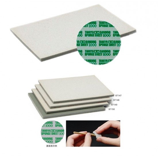 Sanding Sponge Sheet - #1000 (1pcs, 140mm x 114mm) Sanding Sponge Sheet - #1000 (1pcs, 140mm x 114mm)