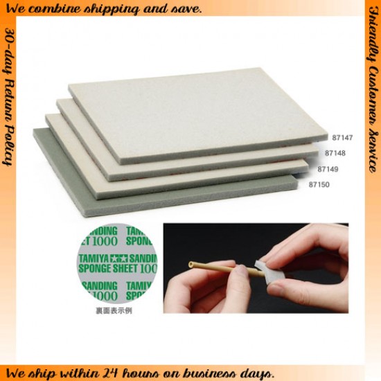 Sanding Sponge Sheet - #1000 (1pcs, 140mm x 114mm) Sanding Sponge Sheet - #1000 (1pcs, 140mm x 114mm)