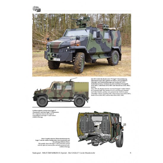 German Military Vehicles Special Vol.79 EAGLE V Protected Vehicle (English, 64 pages) German Military Vehicles Special Vol.79 EAGLE V Protected Vehicle (English, 64 pages)