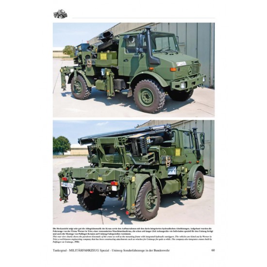 German Military Vehicles Special Vol.80 UNIMOG Specialised Trucks (English, 64 pages)