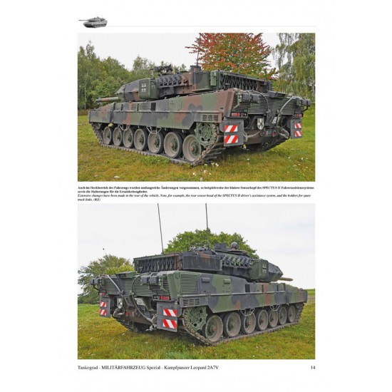 German Military Vehicles Special Vol.92 The new Leopard 2A7V (English, 80 pages)