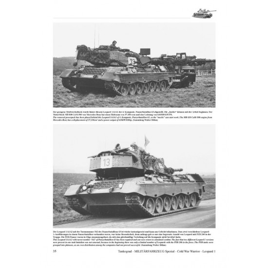The Leopard 1 MBT in Cold War Exercises with the German Bundeswehr (English, 64 pages) The Leopard 1 MBT in Cold War Exercises with the German Bundeswehr (English, 64 pages)
