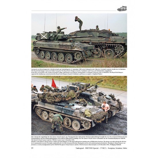 British Vehicles Special Vol. 33 CVR(T) Scorpion - Scimitar - Sabre (64 pages, English) British Vehicles Special Vol. 33 CVR(T) Scorpion - Scimitar - Sabre (64 pages, English)