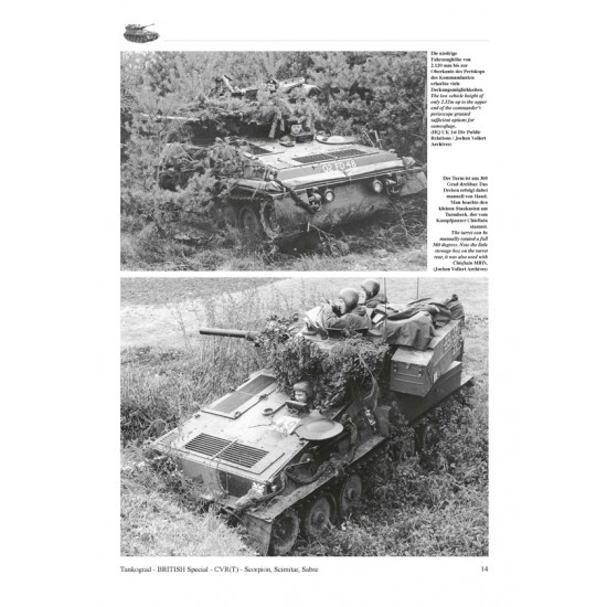 British Vehicles Special Vol. 33 CVR(T) Scorpion - Scimitar - Sabre (64 pages, English) British Vehicles Special Vol. 33 CVR(T) Scorpion - Scimitar - Sabre (64 pages, English)