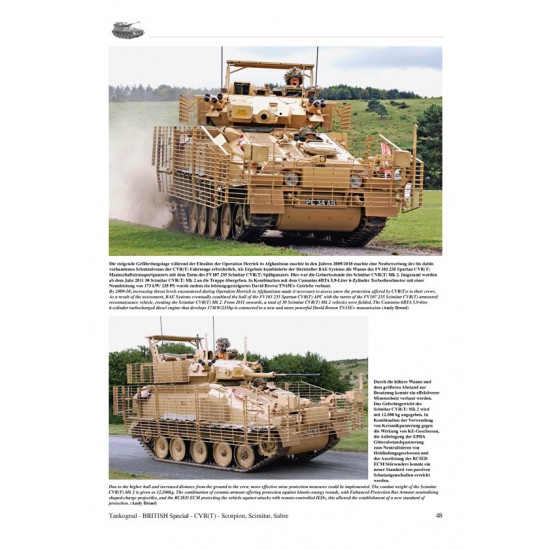 British Vehicles Special Vol. 33 CVR(T) Scorpion - Scimitar - Sabre (64 pages, English) British Vehicles Special Vol. 33 CVR(T) Scorpion - Scimitar - Sabre (64 pages, English)