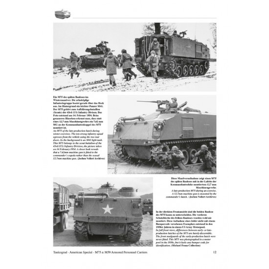 US Army Special Vol.40 M75-M59 Boxes on Tracks - APC in the Cold War (64 pages) US Army Special Vol.40 M75-M59 Boxes on Tracks - APC in the Cold War (64 pages)