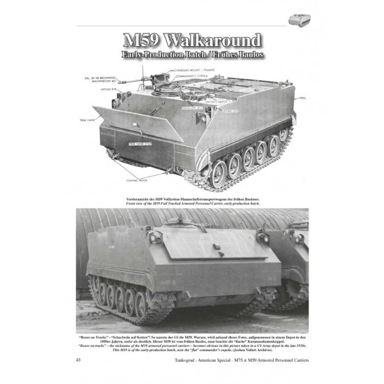 US Army Special Vol.40 M75-M59 Boxes on Tracks - APC in the Cold War (64 pages) US Army Special Vol.40 M75-M59 Boxes on Tracks - APC in the Cold War (64 pages)
