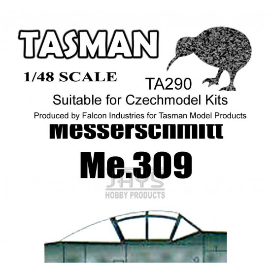 1/48 Messerschmitt Me.309 Canopy for Czechmodel 1/48 Messerschmitt Me.309 Canopy for Czechmodel