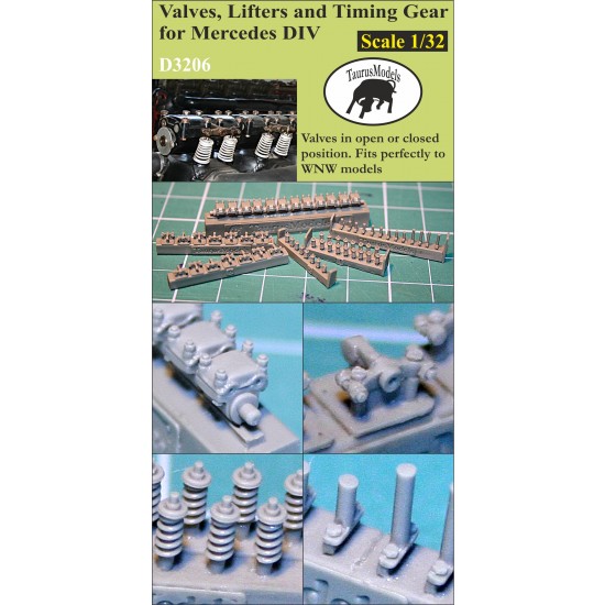 1/32 Complete Timing Gear with Valves Springs and Lifters for Mercedes DIV 1/32 Complete Timing Gear with Valves Springs and Lifters for Mercedes DIV