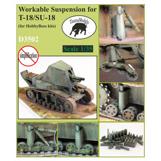 1/35 T-18/SU-18 Workable Suspension for Hobby Boss kits 1/35 T-18/SU-18 Workable Suspension for Hobby Boss kits