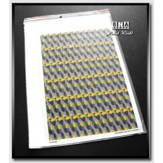 Decals - 1/32 Lozenge 5 Colours Decals - 1/32 Lozenge 5 Colours