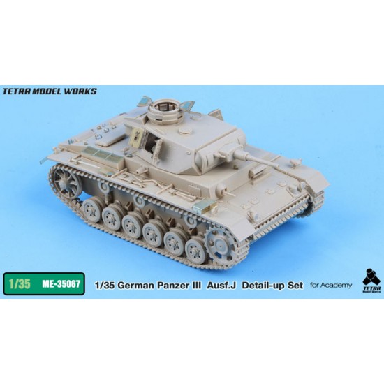 1/35 German Panzer III Ausf.J Detail-up Set for Academy kits 1/35 German Panzer III Ausf.J Detail-up Set for Academy kits