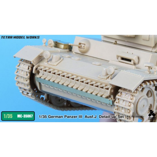 1/35 German Panzer III Ausf.J Detail-up Set for Academy kits 1/35 German Panzer III Ausf.J Detail-up Set for Academy kits
