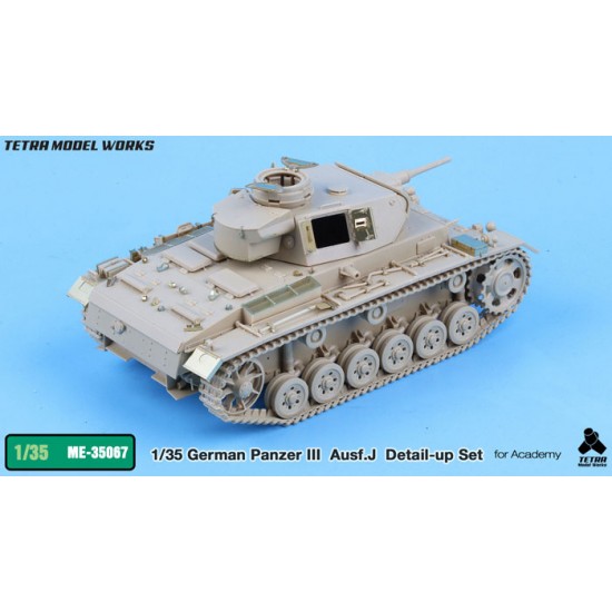 1/35 German Panzer III Ausf.J Detail-up Set for Academy kits 1/35 German Panzer III Ausf.J Detail-up Set for Academy kits