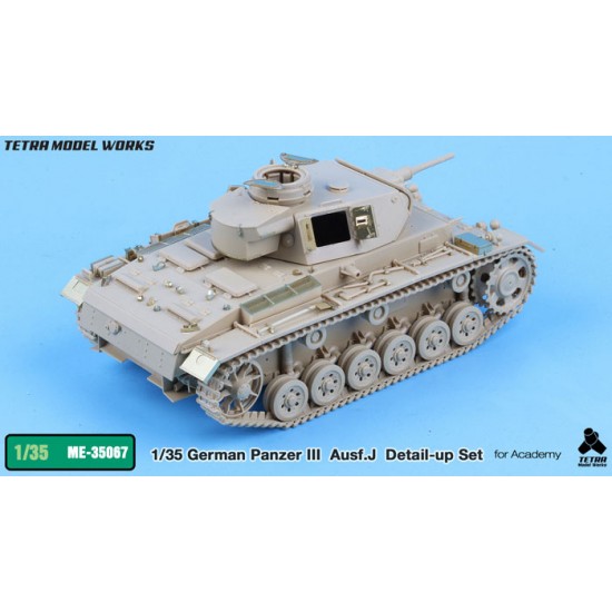 1/35 German Panzer III Ausf.J Detail-up Set for Academy kits 1/35 German Panzer III Ausf.J Detail-up Set for Academy kits