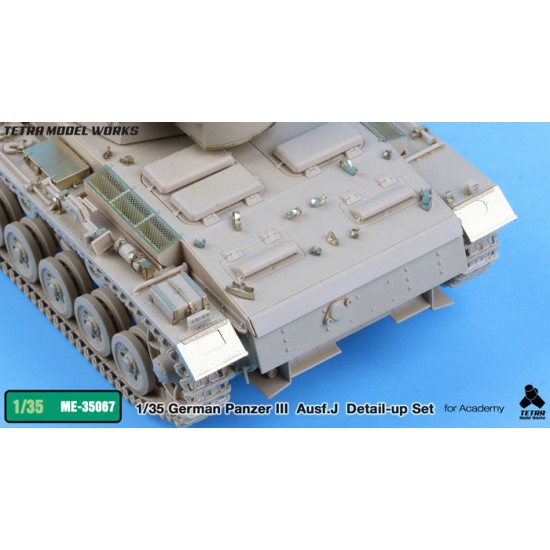 1/35 German Panzer III Ausf.J Detail-up Set for Academy kits 1/35 German Panzer III Ausf.J Detail-up Set for Academy kits