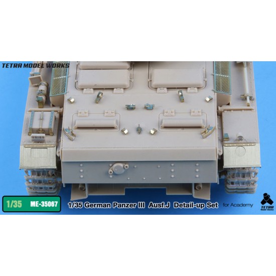 1/35 German Panzer III Ausf.J Detail-up Set for Academy kits 1/35 German Panzer III Ausf.J Detail-up Set for Academy kits