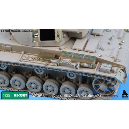 1/35 German Panzer III Ausf.J Detail-up Set for Academy kits 1/35 German Panzer III Ausf.J Detail-up Set for Academy kits