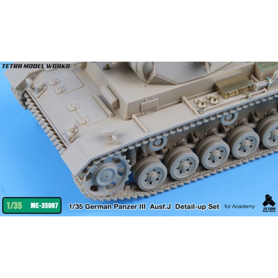 1/35 German Panzer III Ausf.J Detail-up Set for Academy kits 1/35 German Panzer III Ausf.J Detail-up Set for Academy kits