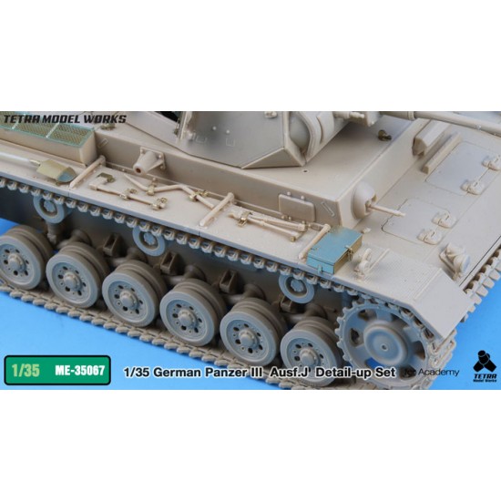 1/35 German Panzer III Ausf.J Detail-up Set for Academy kits 1/35 German Panzer III Ausf.J Detail-up Set for Academy kits