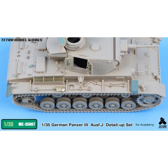 1/35 German Panzer III Ausf.J Detail-up Set for Academy kits 1/35 German Panzer III Ausf.J Detail-up Set for Academy kits