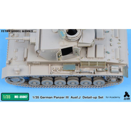 1/35 German Panzer III Ausf.J Detail-up Set for Academy kits 1/35 German Panzer III Ausf.J Detail-up Set for Academy kits