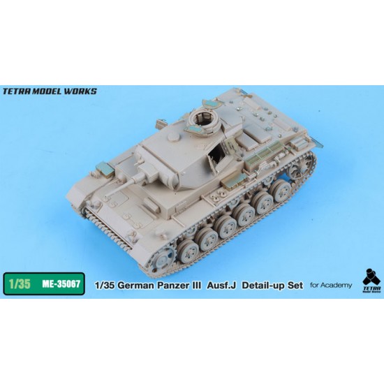 1/35 German Panzer III Ausf.J Detail-up Set for Academy kits 1/35 German Panzer III Ausf.J Detail-up Set for Academy kits