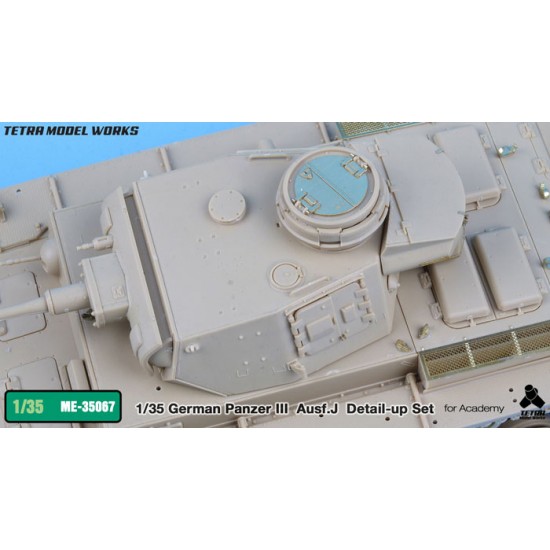 1/35 German Panzer III Ausf.J Detail-up Set for Academy kits 1/35 German Panzer III Ausf.J Detail-up Set for Academy kits