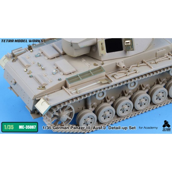 1/35 German Panzer III Ausf.J Detail-up Set for Academy kits 1/35 German Panzer III Ausf.J Detail-up Set for Academy kits