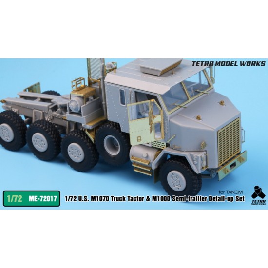 1/72 US M1070 & M1000 Trailer Detail Set for Takom kits 1/72 US M1070 & M1000 Trailer Detail Set for Takom kits