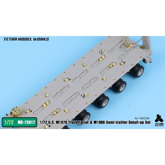1/72 US M1070 & M1000 Trailer Detail Set for Takom kits 1/72 US M1070 & M1000 Trailer Detail Set for Takom kits