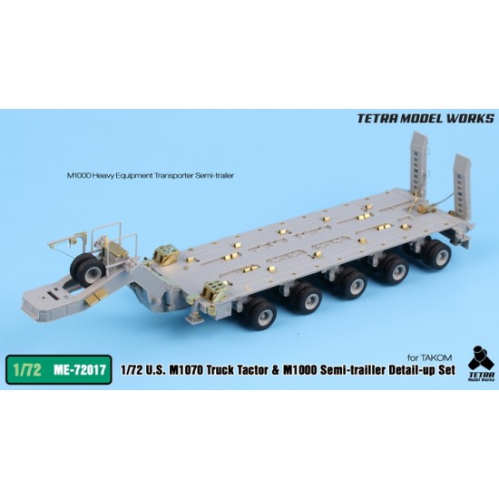 1/72 US M1070 & M1000 Trailer Detail Set for Takom kits 1/72 US M1070 & M1000 Trailer Detail Set for Takom kits