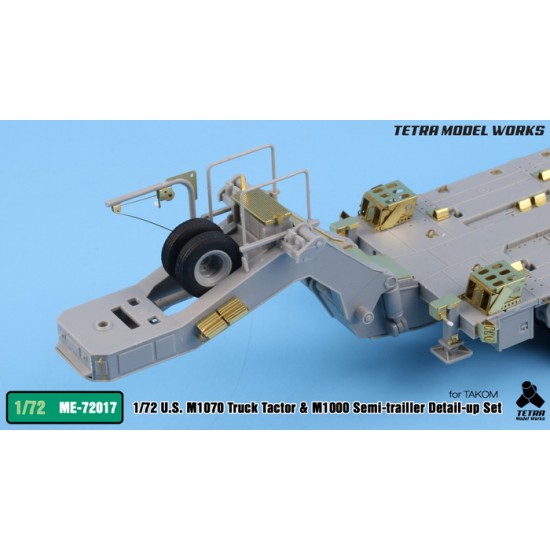 1/72 US M1070 & M1000 Trailer Detail Set for Takom kits 1/72 US M1070 & M1000 Trailer Detail Set for Takom kits