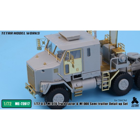 1/72 US M1070 & M1000 Trailer Detail Set for Takom kits 1/72 US M1070 & M1000 Trailer Detail Set for Takom kits