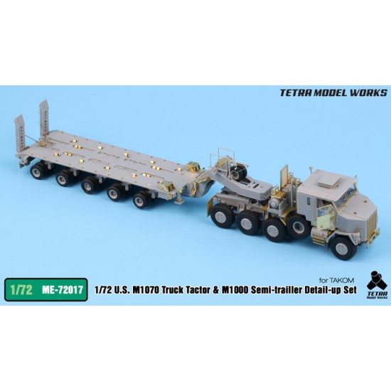 1/72 US M1070 & M1000 Trailer Detail Set for Takom kits 1/72 US M1070 & M1000 Trailer Detail Set for Takom kits