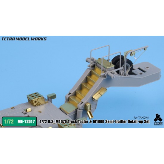 1/72 US M1070 & M1000 Trailer Detail Set for Takom kits 1/72 US M1070 & M1000 Trailer Detail Set for Takom kits