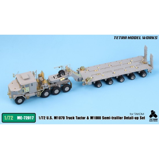 1/72 US M1070 & M1000 Trailer Detail Set for Takom kits 1/72 US M1070 & M1000 Trailer Detail Set for Takom kits