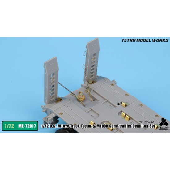 1/72 US M1070 & M1000 Trailer Detail Set for Takom kits 1/72 US M1070 & M1000 Trailer Detail Set for Takom kits