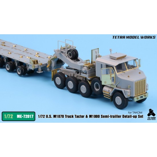 1/72 US M1070 & M1000 Trailer Detail Set for Takom kits 1/72 US M1070 & M1000 Trailer Detail Set for Takom kits