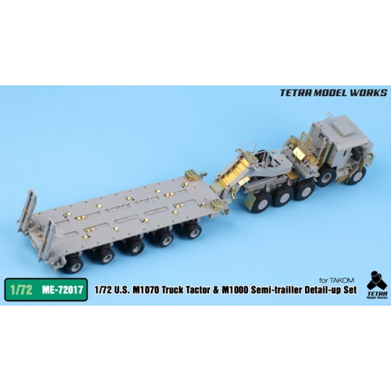 1/72 US M1070 & M1000 Trailer Detail Set for Takom kits 1/72 US M1070 & M1000 Trailer Detail Set for Takom kits