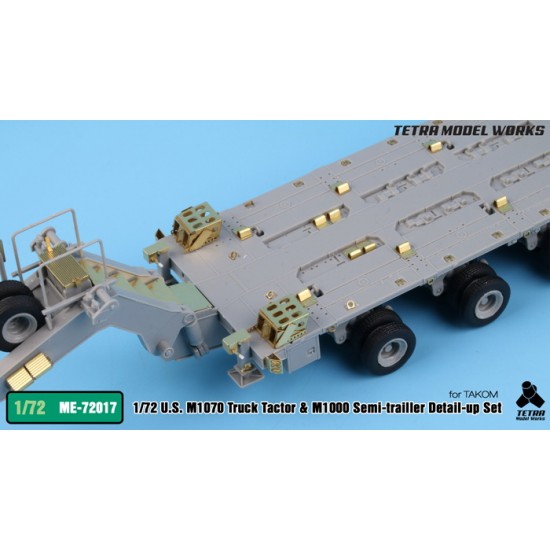 1/72 US M1070 & M1000 Trailer Detail Set for Takom kits 1/72 US M1070 & M1000 Trailer Detail Set for Takom kits