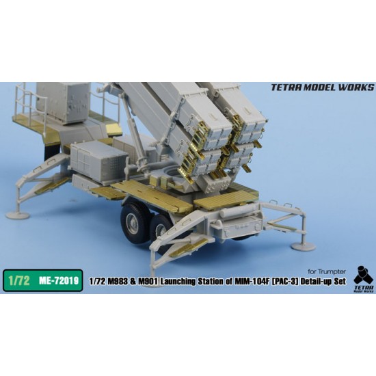 1/72 M983 HEMTT & M901 Launching Station of MIM-104F PAC-3 Detail Set for Trumpeter kits 1/72 M983 HEMTT & M901 Launching Station of MIM-104F PAC-3 Detail Set for Trumpeter kits