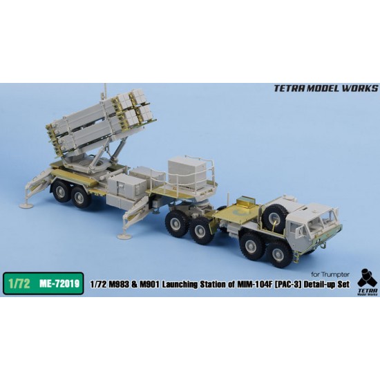 1/72 M983 HEMTT & M901 Launching Station of MIM-104F PAC-3 Detail Set for Trumpeter kits 1/72 M983 HEMTT & M901 Launching Station of MIM-104F PAC-3 Detail Set for Trumpeter kits