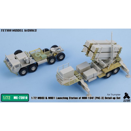 1/72 M983 HEMTT & M901 Launching Station of MIM-104F PAC-3 Detail Set for Trumpeter kits 1/72 M983 HEMTT & M901 Launching Station of MIM-104F PAC-3 Detail Set for Trumpeter kits