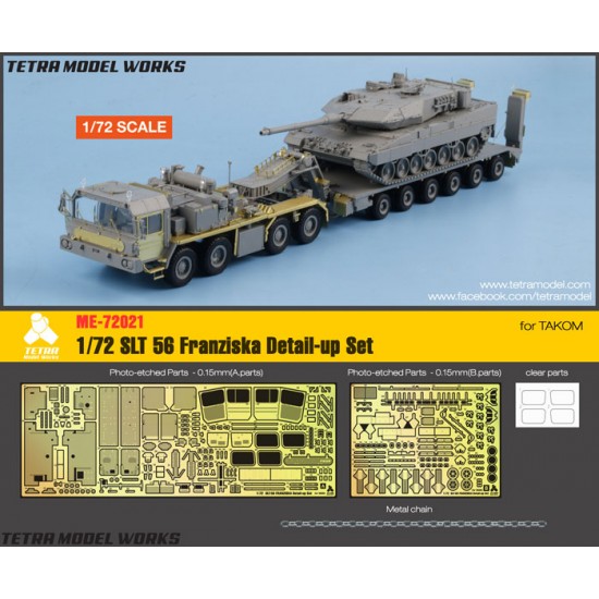 1/72 SLT 56 Franziska Detail Set for Takom kits 1/72 SLT 56 Franziska Detail Set for Takom kits