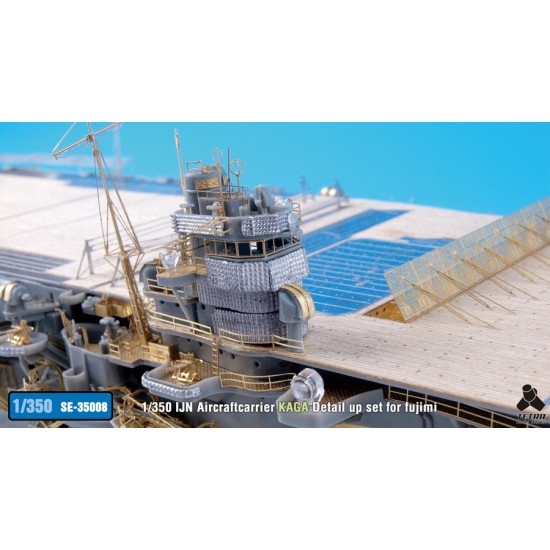 1/350 IJN Aircraft Carrier Kaga Detail-up Set for Fujimi kit 1/350 IJN Aircraft Carrier Kaga Detail-up Set for Fujimi kit